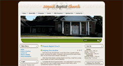 Desktop Screenshot of moyockbaptist.org